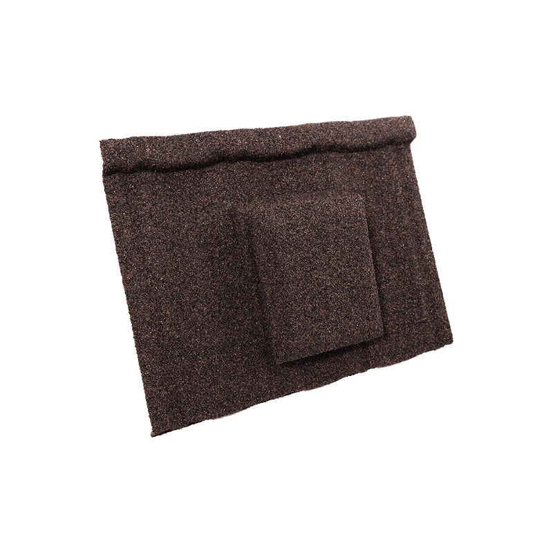 An image showing a Britmet Ultratile Roof Tile Vent in the colour Rustic Brown