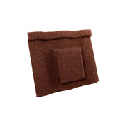 An image showing a Britmet VIllatile Roof Tile Vent in the colour Rustic Terracotta
