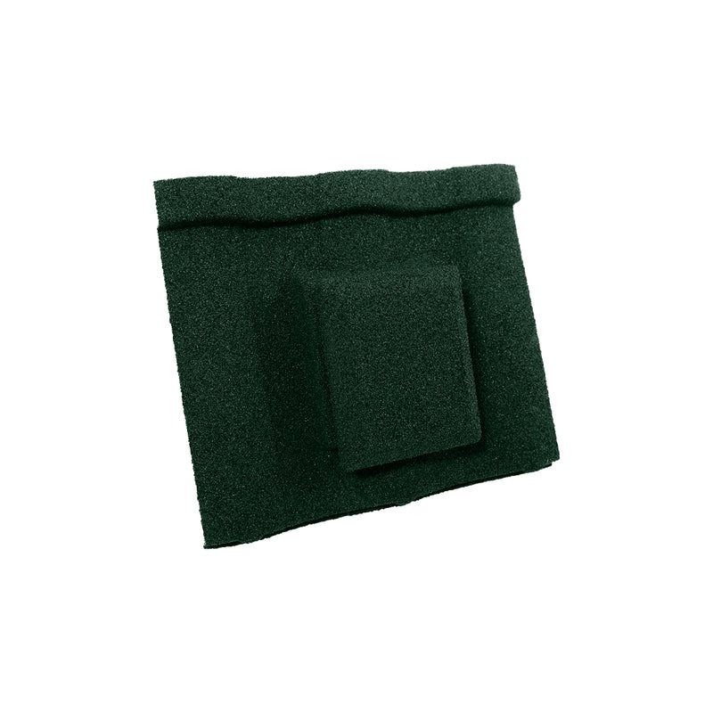 An image showing a Britmet VIllatile Roof Tile Vent in the colour Tartan Green
