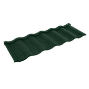 An image showing a Britmet Villatile Lightweight Roof Tiles in the colour Tartan Green