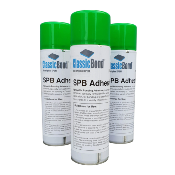 an image of 3x Classic bond SPB spray contact bonding adhesive.