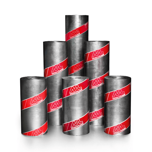 An image showing different sizes of Code 5 Machine Cast Lead Flashing