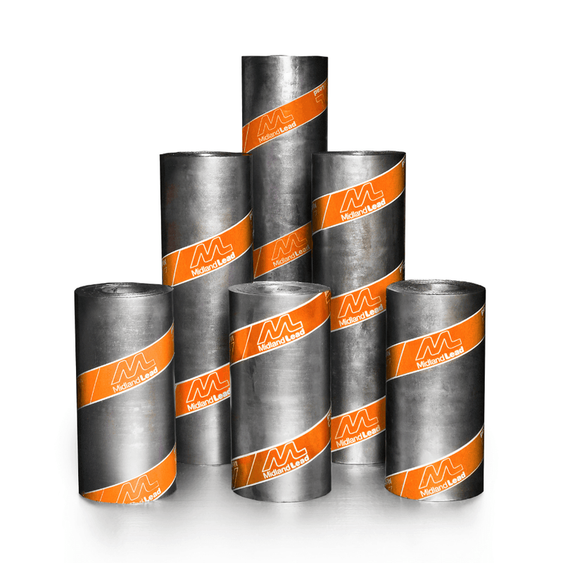 An image showing different sizes of Code 8 Machine Cast Lead Flashing