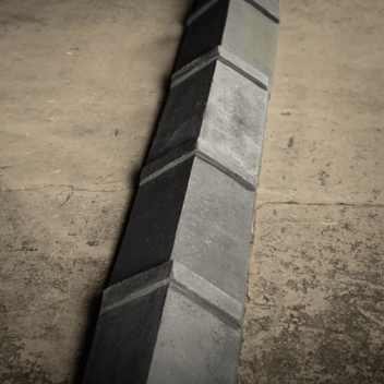 Angle Capped Concrete Ridge Tile: 90 degrees (Steep Pitch) — Ashbrook ...