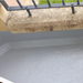 An image of a roof that has had Cromapol Acrylic Roof Coating in Grey applied and shows the smart finish that is waterproof.