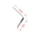 An image of a Cromar External Raised Angle Trim 105mm x 85m