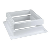 An image showing the Dakea Extention Curb With Flange - FRC-F with another extension curb on top - FRC