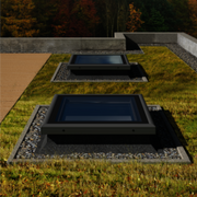 An image of Dakea Fixed Flat Roof Window FRF B600 fitted to a flat roof to show what it looks like.