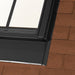 An image showing a Dakea window with the Flush Vintage Flashing KFF to show that you cannot see it from the outside.