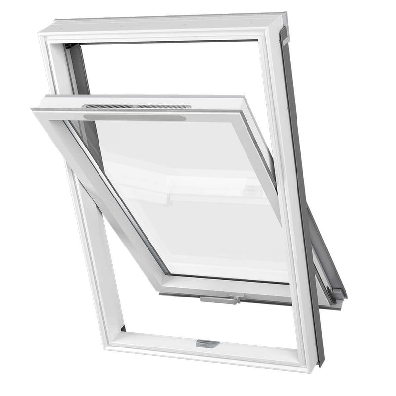 Am image of a Dakea Good Centre Pivot Roof Window PVC KAV B900