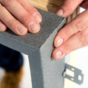 A close up image of the foam of a Dakea Insulation Foam Collar IFC.
