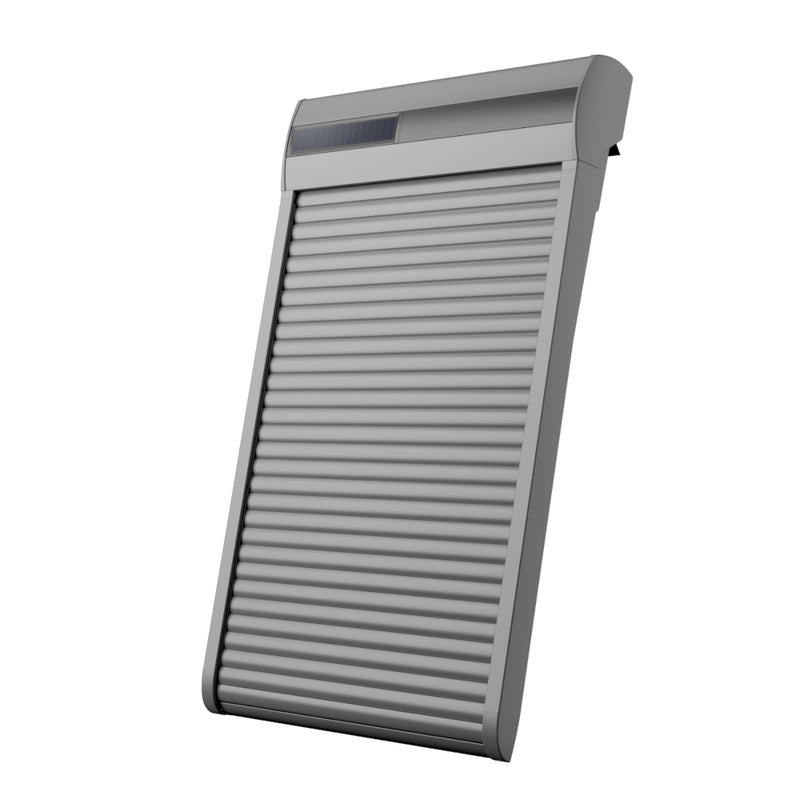An image showing a Dakea Solar Roller Shutter SSR when closed