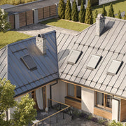 An image showing Dakea Solar Roller Shutters - SSR from the outside of a roof to show what they look like.