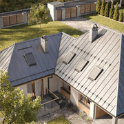 An image showing Dakea Solar Roller Shutters - SSR from the outside of a roof to show what they look like.