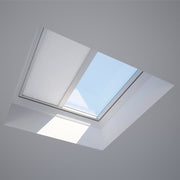 An image showing a Dakea Solar blind For Flat Roof Windows - FSA in white