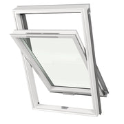 An image showing a Dakea Ultima Energy Centre Pivot Roof Window PVC-KEP-B1800