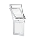 An image showing the Dakea Vertica Energy Vertical Fixed Extension Pitched Roofing Window in White KAN B1610