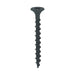 An Image of a Drywall Screw PH2 Coarse Black that is used for timber. This size of this one is 3.5mm by 38mm against a white background.