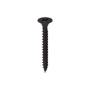 An image of a Drywall Screw PH2 Fine Black in the size 32mm by 3.5mm against a white background