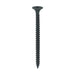 An image of a Drywall Screw PH2 Fine Black in the size 50mm by 3.5mm against a white background