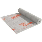 An image showing Dupont Timber Frame Membrane Tyvek Housewrap Breather Membrane in a 1.4 x 100m roll