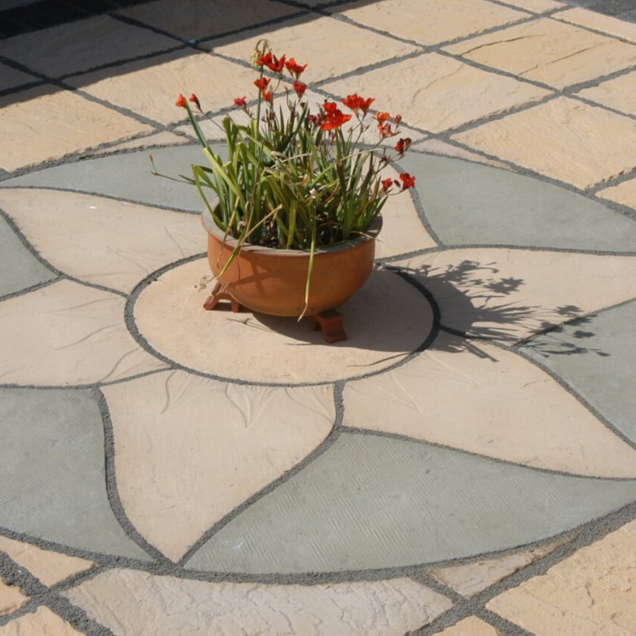 An image of decorative patio that has been finished with EASYJoint