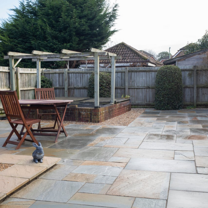 An image of a patio that has been finished with EASYJoint