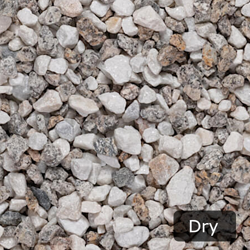An image showing Enviro Stone Aggregate Chippings when Dry