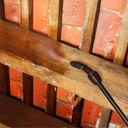 An image showing wood being treated with Everbuild Lumberjack Woodworm Killer.