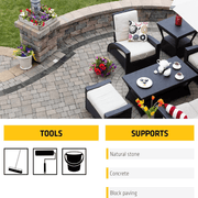 An image of some of the features of Everbuild Path & Patio seal