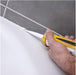 An image of Everbuild General Purpose Silicone White sealing around a bath.