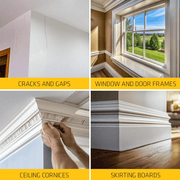 An image of what Everbuild Everflex one hour Caulk 125 C3 can be used for