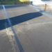 An image showing an EPDM rubber roof that has been rolled and sealed with an Everhard Steel Seam Roller
