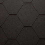 An image of the Felt Products Hexagonal Singles in Midnight Black
