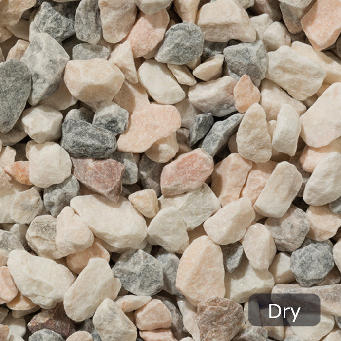 An image of Flamingo Chippings 20mm when dry