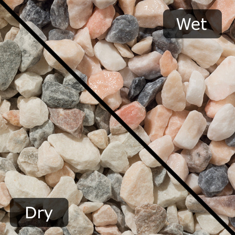 An image of Flamingo Chippings 20mm when Wet and Dry