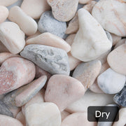 An image of Flamingo Pebble stones when they are dry.