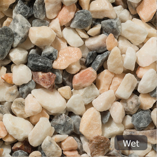 An image of Flamingo Chippings 20mm when Wet