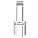 An image showing a Dakea Slate Flashing For Vertical Fixed Roof Windows - KSN