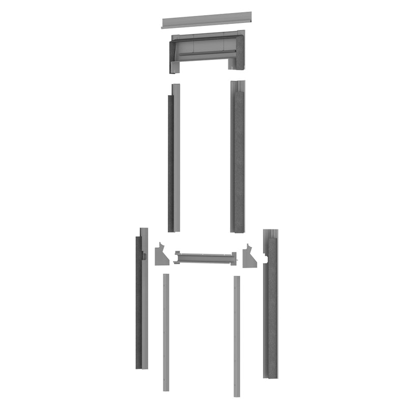 An image showing a Dakea Universal Flashing For Vertical Fixed Roof Windows - KUN