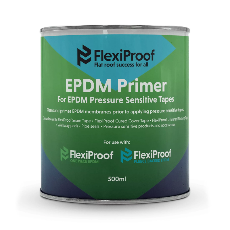 An image of FlexiProof EPDM Primer in a 0.5ltr tin