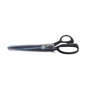 An image shoeing a pair of FlexiProof Heavy Duty EPDM Rubber Cutting Scissors with a clear plastic protective sheath