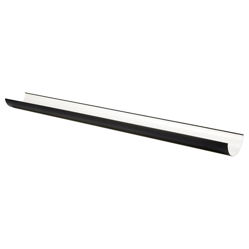An image of a FreeFoam Freeflow 68mm Half Round Gutter in Black