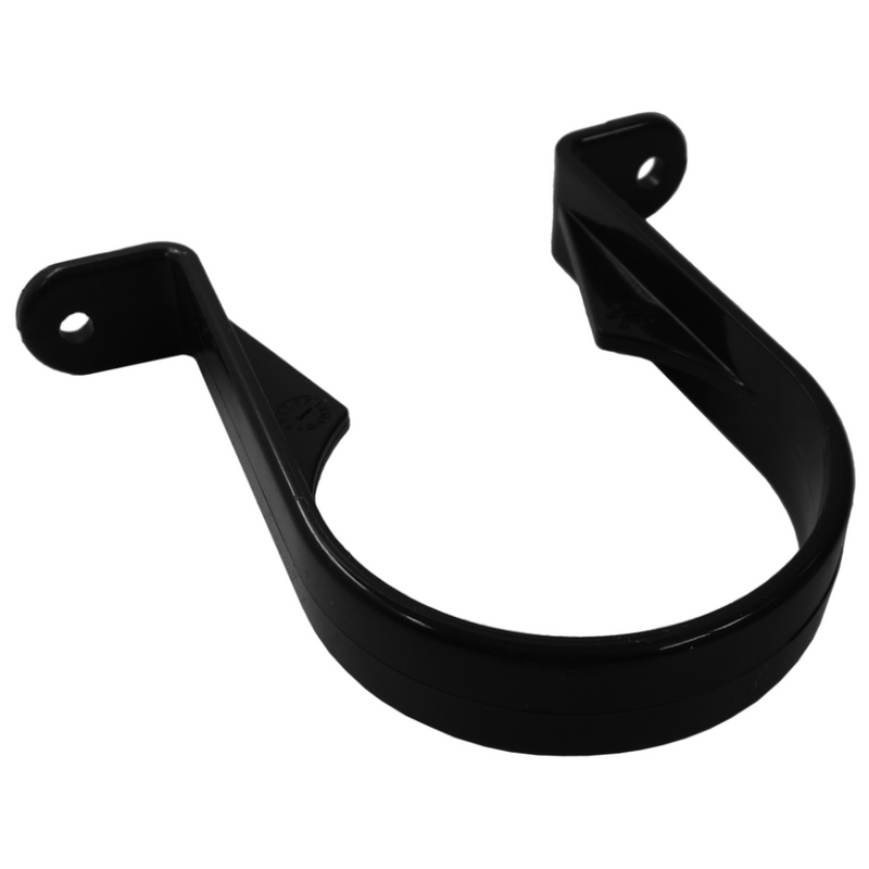 An image of a FreeFoam Freeflow 68mm Round Downpipe Clip in Black