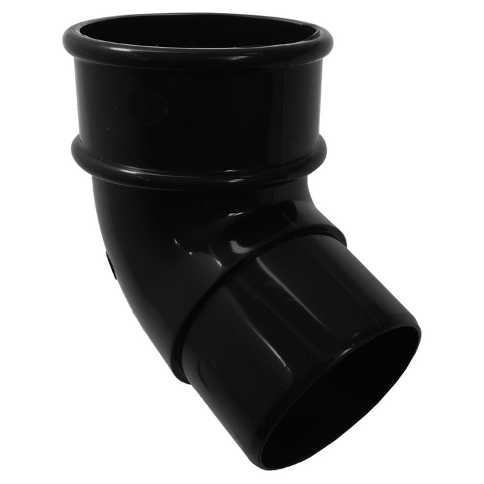 FreeFoam Freeflow Half Round Offset Bend - Black