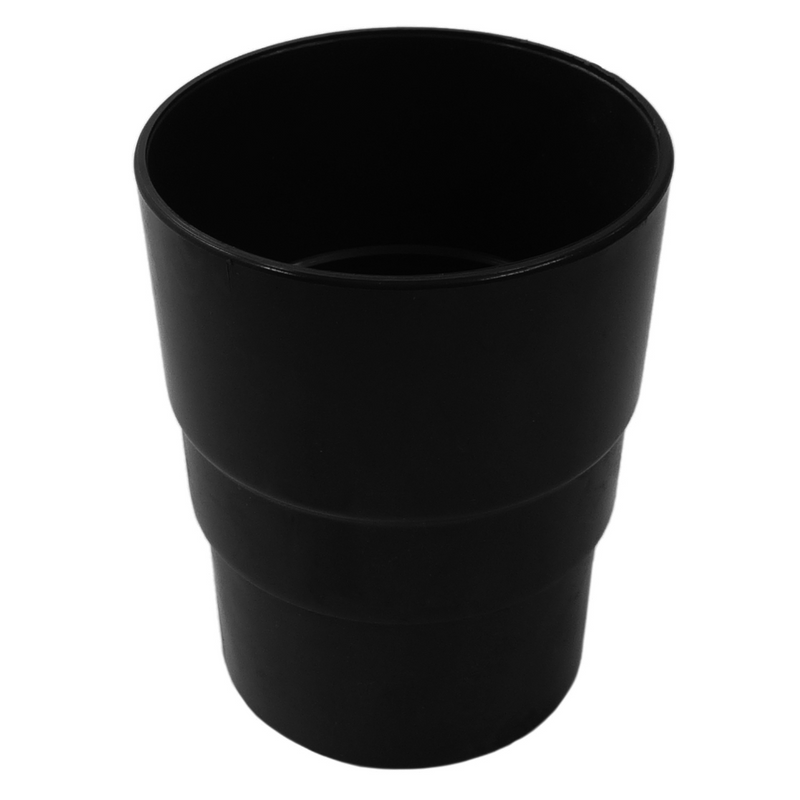 An image of a FreeFoam Freeflow Half Round Downpipe Socket in Black