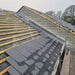 An image Gold Treated Roof Battens laid onto a roof ready for tiles to be laid.