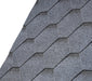 An image of IKO 3 Tab Armourshield Hexagonal Roofing Shingles in Grey