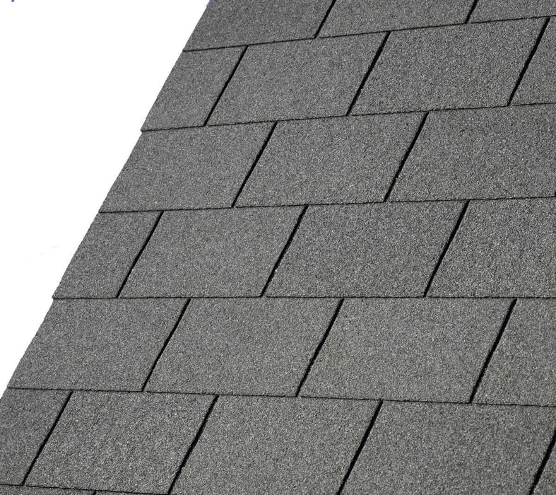 An image of IKO 4 Tab Armourglass Square Roofing Shingles in Slate Grey