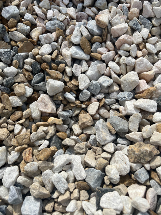 Mixed Stone Chippings: 800kg Bulk Bag